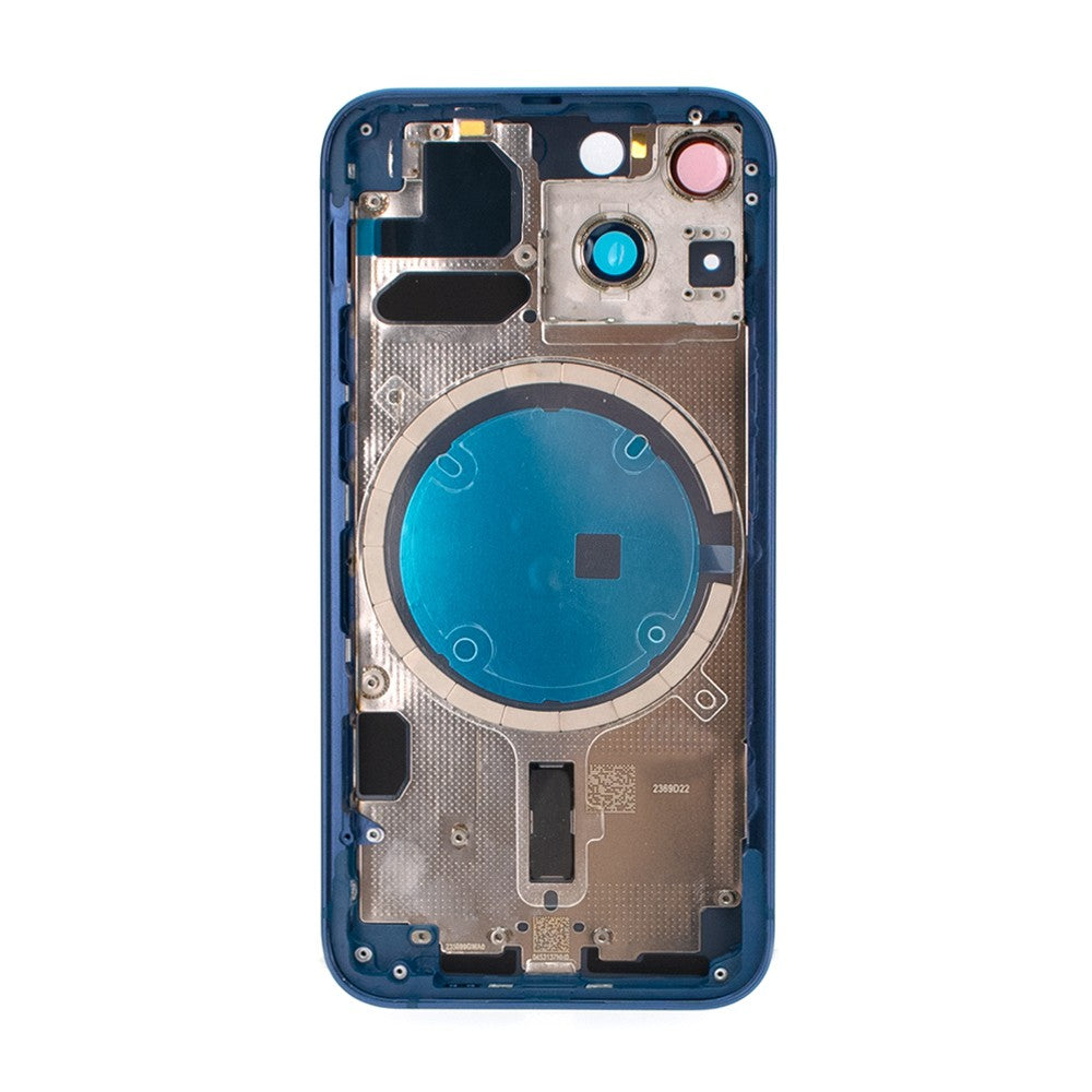 Rear Housing for iPhone 13 mini (NO LOGO)-Blue Rear Housing for iPhone 13 mini (NO LOGO)-Blue